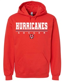 PISA Soccer Red Hoodie - Orders due Friday, January 26, 2024